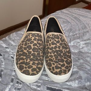 Magellan Leopard print slip on shoes